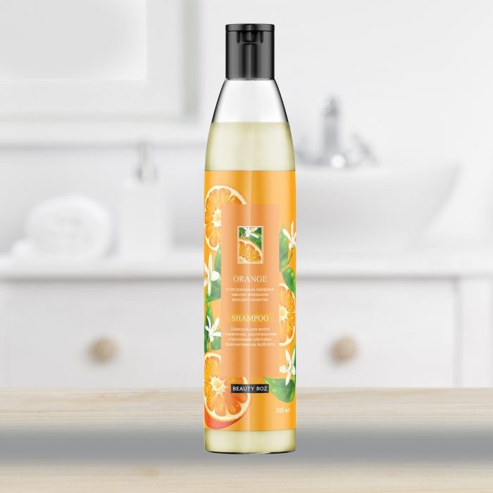 Шампунь Beauty ROZ с натуральным эфирным маслом апельсина